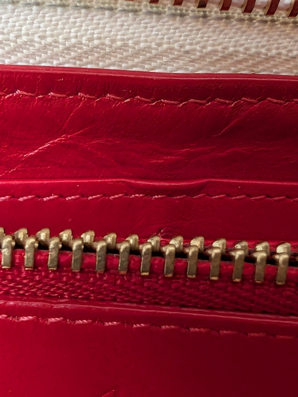 Christian Louboutin White Leather Panetone Multicolor Spikes Zip-Around Wallet - Picture 7 of 14